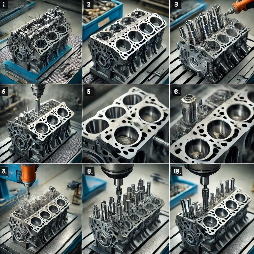 Passo A Passo Da Retífica De Bloco Do Motor