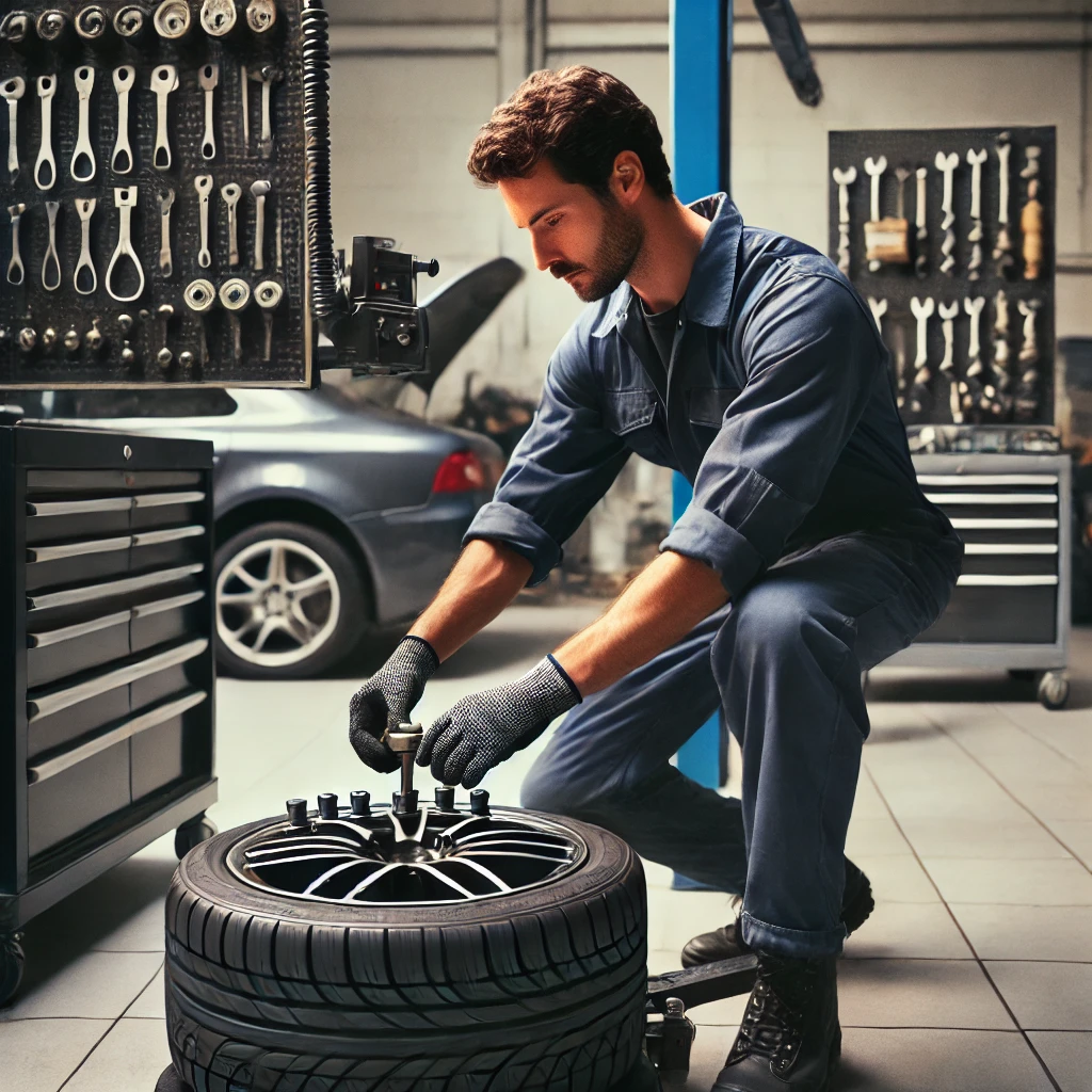 Balanceamento de Rodas em Carros Esportivos